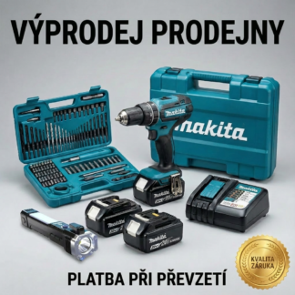 Profesionální vrtací sada Makita 18V LXT s kufrem
